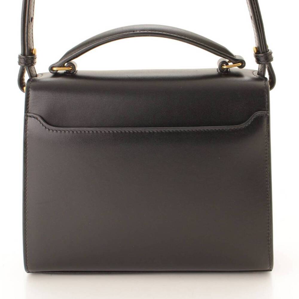 Saint Laurent Cassandra Leather Handbag Black - Picture 4 of 9
